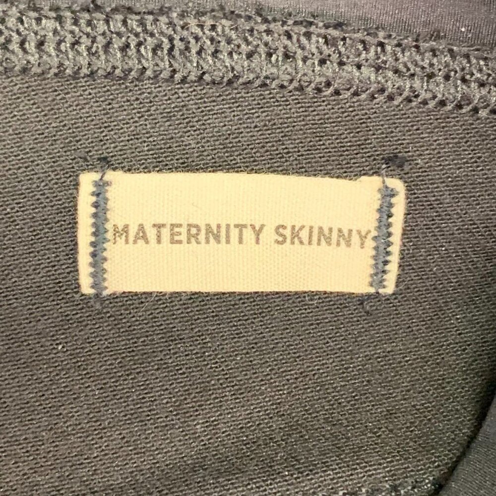 Madewell Women's Maternity Over-the-Belly Skinny Jeans in Lunar‎ Wash Size 25 - Picture 9 of 15